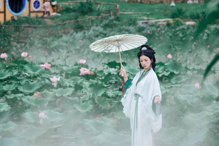 🌸 东莞香遇百花园 | 荷花深处，仙气飘飘的汉服战袍！ 🌸-摄之社